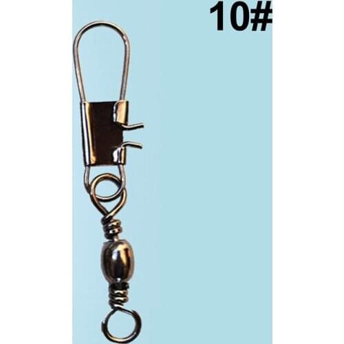 2021 New 10PCs Pin connector B shape fishing gear fishing accessories quick swivel ring