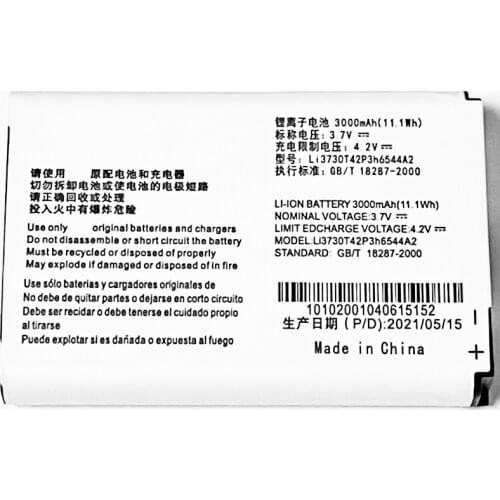 3.7V 3000mAh Li3730T42P3h6544A2 For ZTE MF286 MF279 Z289L MF286A MF96 MF96U Z289 Z289G 4G LTE WIFI Router Hotspot Modem Battery