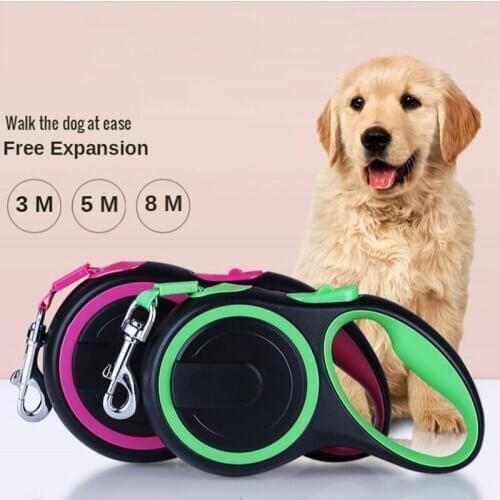 Automatic Retractable Dog Leash Pet Cat Dog Nylon Leashes Extending Pet Chain Rope tape measure For Small Large Dogs Accessories
