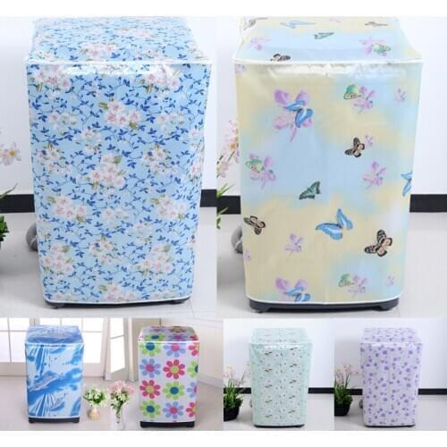 Useful Sunscreen Dust Proof Cover Washing Machine Cover Waterproof Washing Machine Cover Protective Dust Jacket Front Top Open