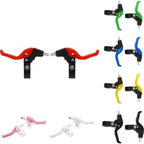Children Kids Universal Lightweight Twin Bicycle Bike Brake Levers Set Black