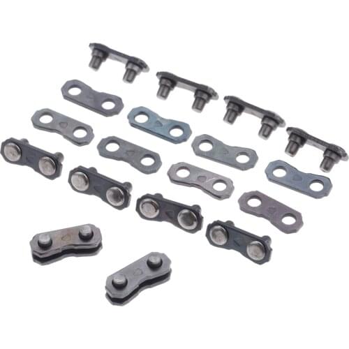 DRELD 10 SETS METAL CHAINSAW CHAIN JOINER LINK FOR JOINING 325 058 CHAINS WOODWORKING TOOLS