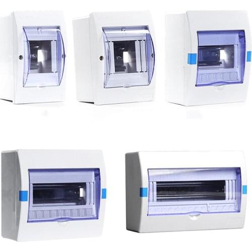 HT series 3/4/6/9/13Ways Household illumination Electrical Distribution Box MCB Waterproof Junction Wire Box ABS+PC Plastic