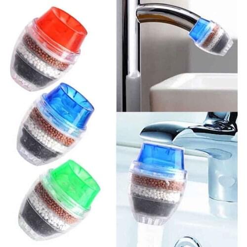 1 Pcs Tap Faucet Filter 5 Layers Drinking Water Purifier Water Filter Cartridge Home Kitchen Use смеситель для кухни