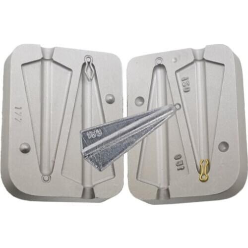 Mould lead fishing herring gr.120-150 F 177 + 50 loops n ° 1 free