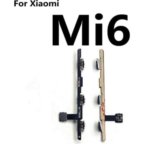 For Xiaomi Mi6 Power on/off+Volume up/down Button Flex Cable Repair Parts