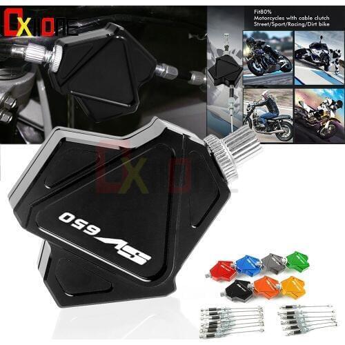 Motorcycle CNC Easy Pull Cable System Stunt Clutch Lever For Suzuki SV650 SV 650 2016 SV650 S 1999 2000 2001 2002 2003-2009