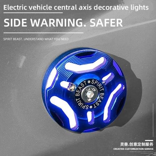 Motorcycle Universal LED light highlight warning light 12V electric moto Axis light external auxiliary light For NIU U+ Uqi Mqi2