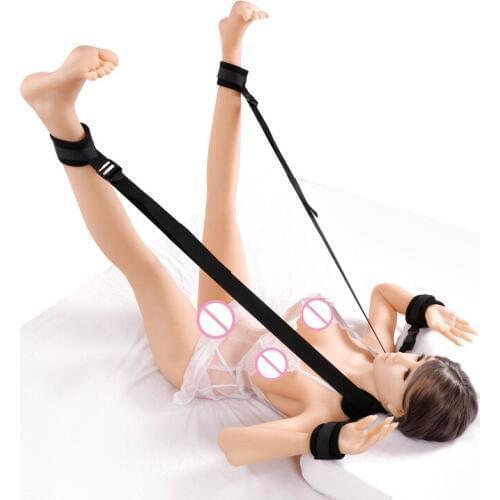 Handcuffs ankles cuffs Neck Pillow Binding sex toys for Adult sex product leg strap SM Game leg open Handcuffs bondage toys