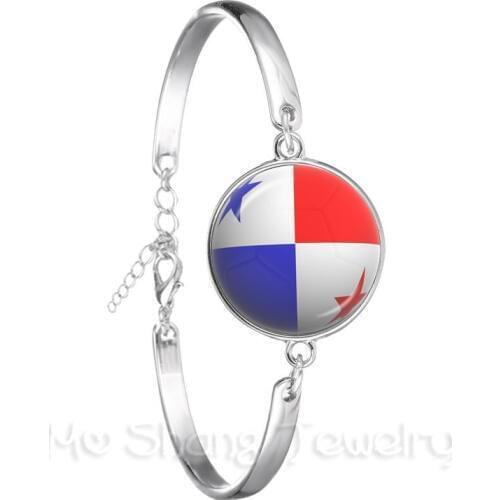 New 2018 Fashion Bracelet World Cup Football National Flag Panama,Australia,Egypt,Argentina,Russia,Germany,Denmark,Poland,Icelan