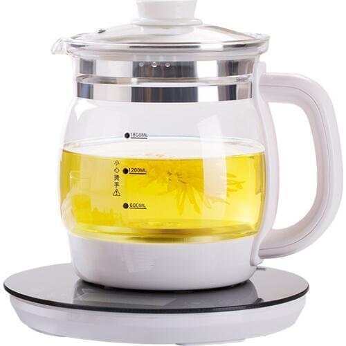 220V 1.8L Capacity Black and White Health pot Fully automatic Multifunction Electric kettle