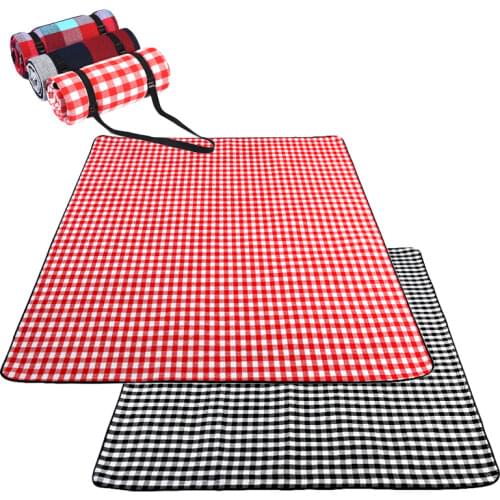 Fold Pad Soft Blanket Outdoor Folding Waterproof Blanket Camping Beach Plaid Picnic Mat Beach Blanket