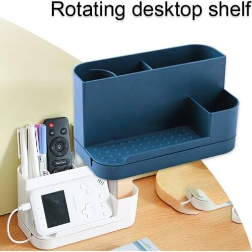 Rotating Desktop Rack for Stationery Cosmetics Storage Mobile phone holder DU55