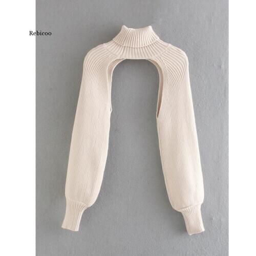 Knitting Pullovers Sweater Loose Fit Turtleneck Solid Color Long Sleeve Women New Fashion Tide Spring Autumn