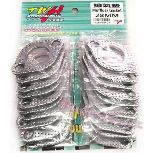 1pcs Taiwan Modified Motorcycle Exhaust Gasket DIO Worldwide Exhaust Pipe Interface Flat Gasket GY6 Scooter