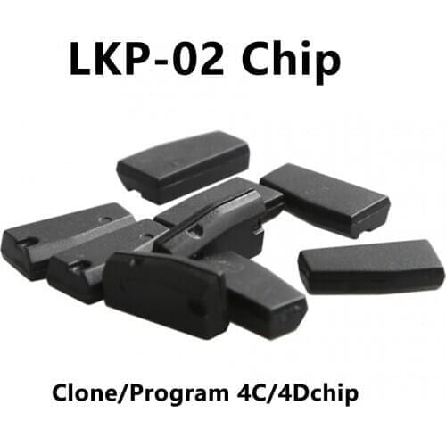 10PCS/LOT Car Key Transponder Chip LKP-02 Copy 4C/4D/G Transponder Chip Support For Tango VVDI KYDZ Programmer KD-X2 (Reuseable)