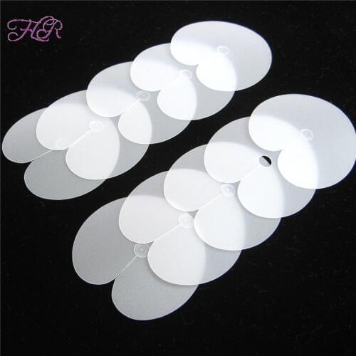 100 x Single Hole For Pre Bonded Template Shield Heat Protectors Hair Extensions
