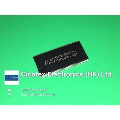 2pcs/lot IS42S32800D-7TLI IS42S32800D7TLI TSOP86 IC DRAM 256M PARALLEL 86TSOP II