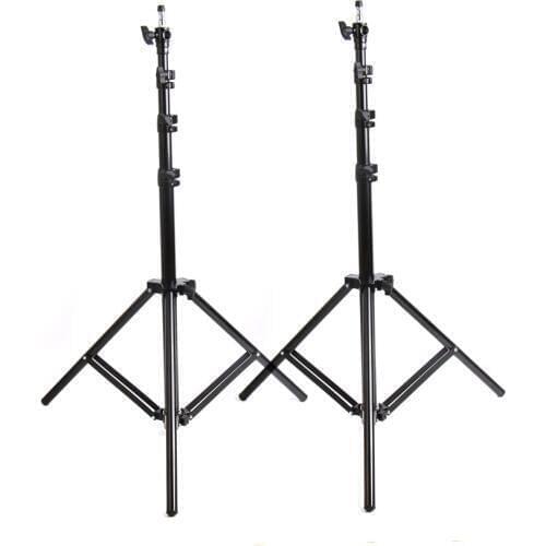 2 X Light Stands Max Work 2.4m Air-cushion