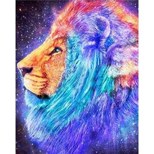 Diamond Painting DIY Lion Cross Stitch 5d Diamond Embroidery Animal Picture Of Rhinestones Handmade Home Decor Gift Crafts