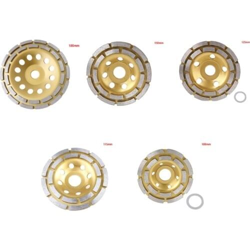 Diamond Segment Wheel Disc Grinding Cup Concrete Marble Stone Floor Polishing Plate Double Row Grinding Wheel