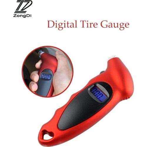 ZD 1X Car tire pressure gauge Portable digital display monitor For VW golf 4 5 6 Audi a3 a4 a5 a6 Ford focus mondeo accessories