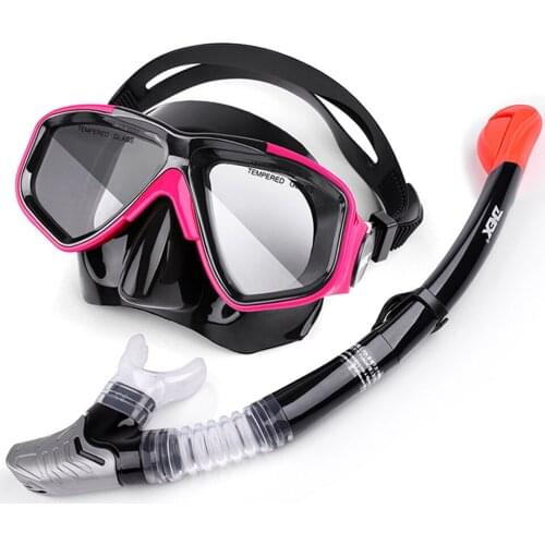 Scuba Diving Full Face Mask Swimming Underwater Tube Respiratory Anti Fog Goggles Scuba Snorkeling Diving Professional Equipment