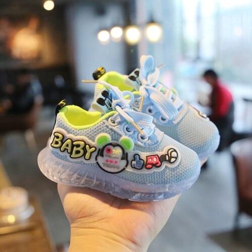 Disney cartoon childrens Mickey Mouse boy girl baby learning shoes non-slip soft sole casual sports shoes