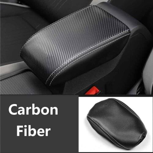For Volkswagen VW Golf 8 MK8 2020 2021 Car Central Armrest Organizer Storage Box Decoration Leather Case Cover Car Accessories