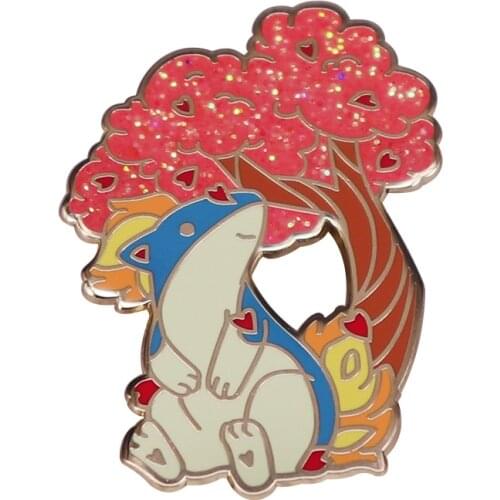 Plant & Mouse Lovers Enamel Pin This little bonsai tree doesn't need any water or sunlight, but would love to adorn your lapel