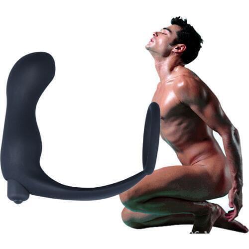 G Point Stimulate Prostate Massager Anal Vibrator Sex Toys For Men Opening Anus Butt Plug Anal Dilator Male Time Delay Ring Sexo