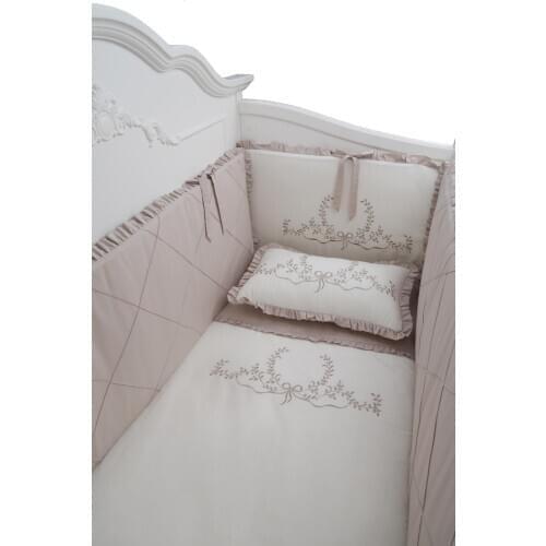 Jardin De Flores Embroidered Bedding Set - Baby Duvet Cover - Child Duvet Cover