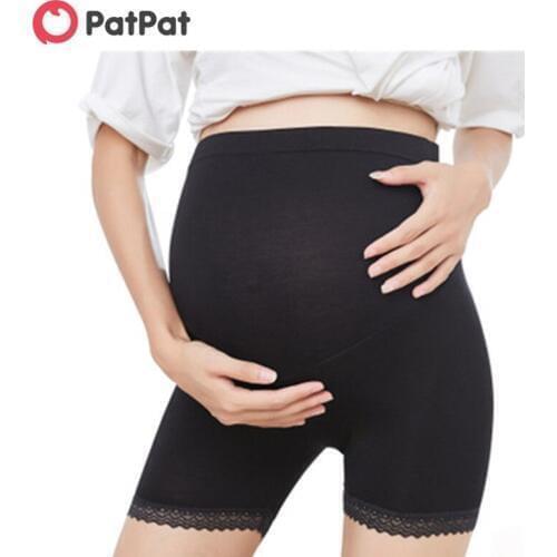 PatPat 2020 New Spring and Summer Autumn Comfy Solid Maternity Short Legging for Maternity Bottoms Leggings Clothes