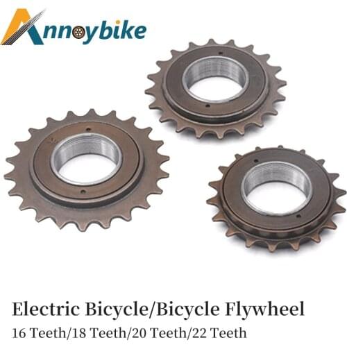 16 18 20 22 Tooth Bicycle Flywheel 98-link 114-link Chain Universal Electric Bicycle Gear Universal Chain