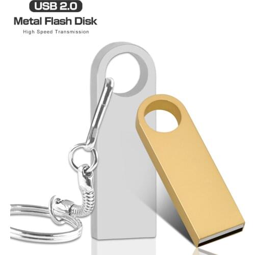 Metal Pen Drive 64GB Cle Usb Flash Drives 32GB Black Pendrive 16GB 8GB Memoria Usb Flash Disk 4GB Usb 2.0 Stick Custom LOGO Gift