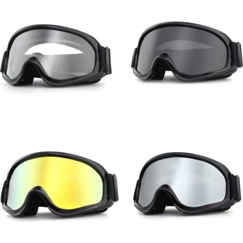 Outdoor Sunglasses Goggles for Motocross Motorcycle Dirtbike ATV fits Helmet Glasses With Lens Bag In Box Set for Sale TPU PC