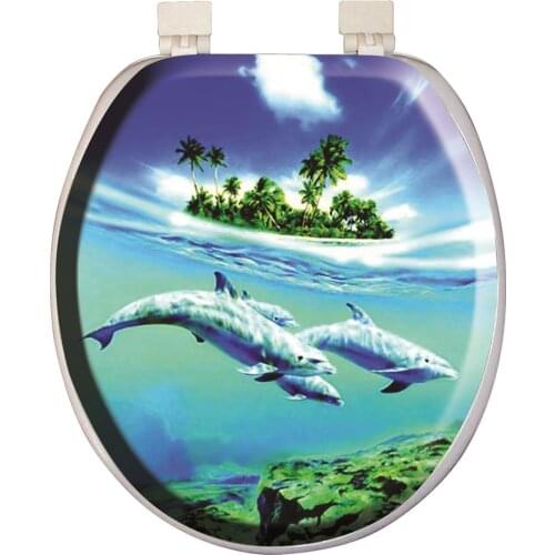 Softy Classic Pattern Soft Toilet Seat Cover White