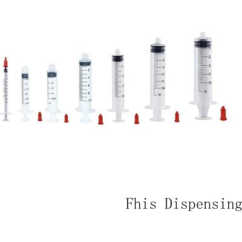 Wholesale Dispensing Syringes 1ml 3ml 5ml 10ml 20ml 30ml 50ml Plastic with Tip Red Cap Pack of 10