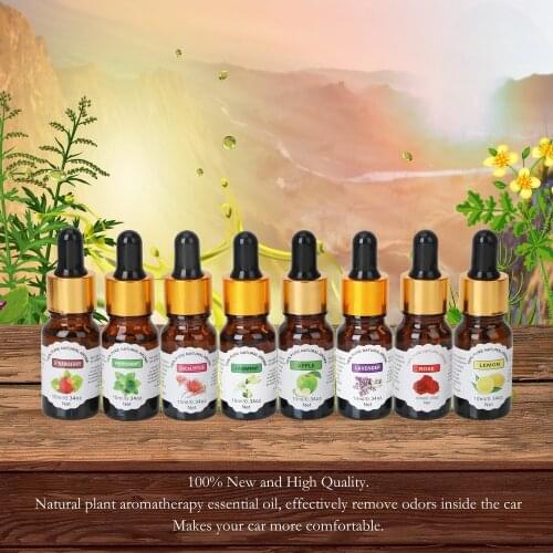 10ml Car Air Freshener Breathe Fresh Air Natural Plant Essential Oil For Humidifier Car Perfume Automobiles Vents Fragrance