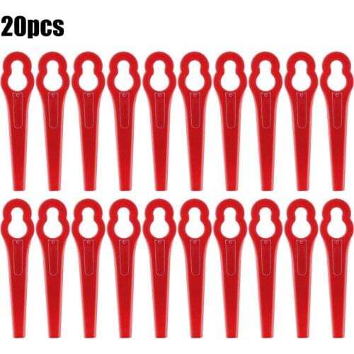 20pc Plastic Blades For Einhell Akku GE-CT 18 Li Cordless Strimmer Grass Trimmer