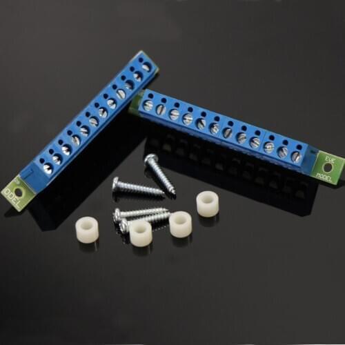 2 Units Power Distributors Board 12 Connectors for DC and AC Voltage NEW model train ho scale PCB003 railway modeling
