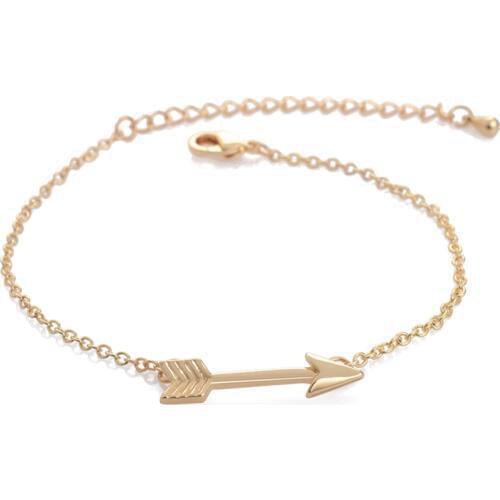 Shuangshuo New Fashion Charm Arrow Bracelets for Women Classic Chain Link Arrow Couple Bracelet Bangles bracelet homme SL017