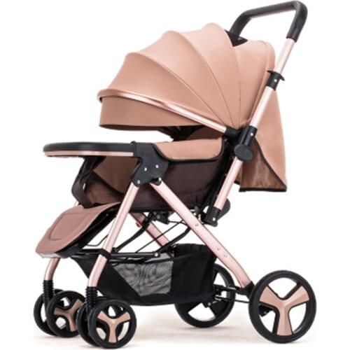 Foldable Travel Umbrella Baby Stroller Carriage Buggy Pushchair Pram Newborn Baby Trolley Universal Casters