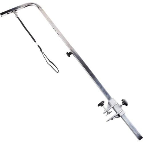 105cm Pets Steel Suspension Grooming Bracket with Sling adjust Metal Table arm Support Dog Cat Holder for Bath Desk Pet Product