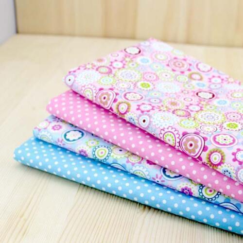Tecido Tissue Cloth SMTA Fabric Flower Patchwork Pink Blue Baby Brocade Other Plain Twill For Sewing Clothes, Bedding