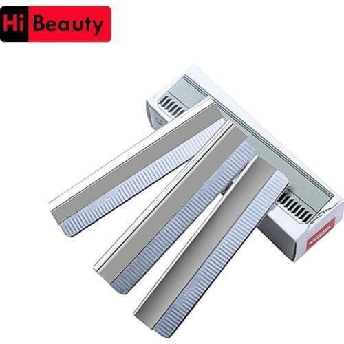 10pcs/lot Stainless Steel Eyebrow Razor Trimmer Trimmer Face Hair Remover Blades Shaper Shaver Women Beauty Makeup Tools