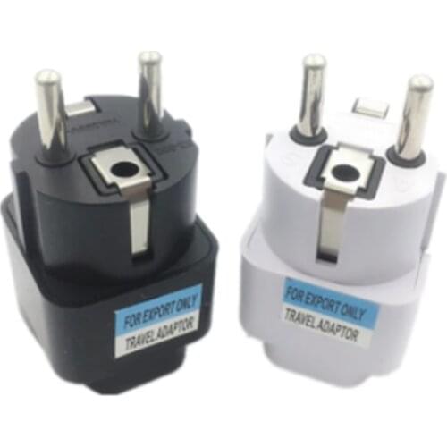 1pcs Universal EU Plug Adapter International AU UK US To EU Euro KR Travel Adapter Electrical Plug Converter Power Socket
