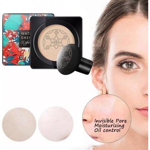 Mushroom Head Make up CC Cream Air Cushion Moisturizing Foundation Cosmetics Natural Brightening Makeup Foundation BB Cream