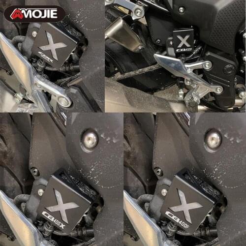 For Honda CB500X CBR500R CB500F 2019-2021 CB 500X 500F 400X 400F CB400X 400F Rear Brake Fluid Reservoir Cover Protective Gurad