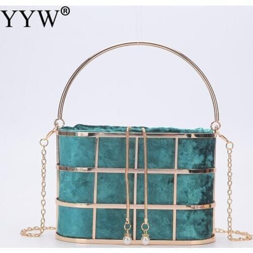 Luxury Metal Basket Women Fashion Purses And Handbags Party Evening Bag Shoulder Chain Bag Ladies Designer Bag